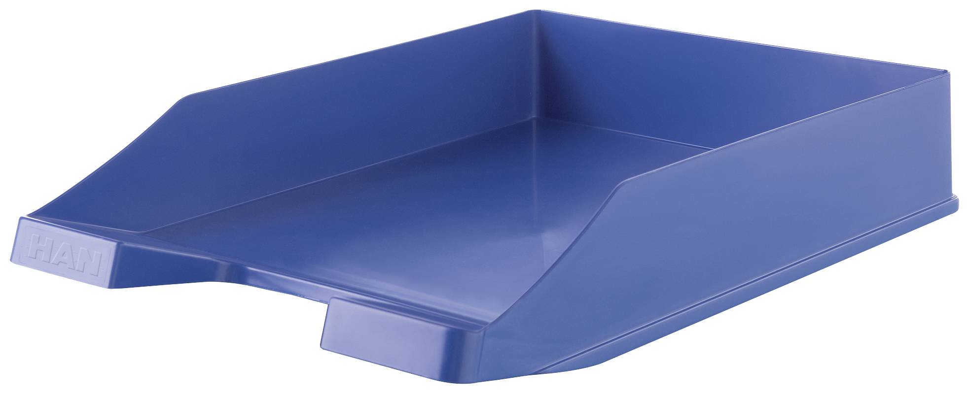 HAN Briefablage KARMA, DIN A4, blau 100 % Recyclingmaterial, mehrfach übereinander stapelbar für - 1