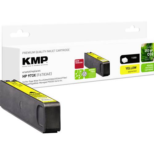 KMP Druckerpatrone ersetzt HP 973X Kompatibel Gelb H165YX 1753,4009