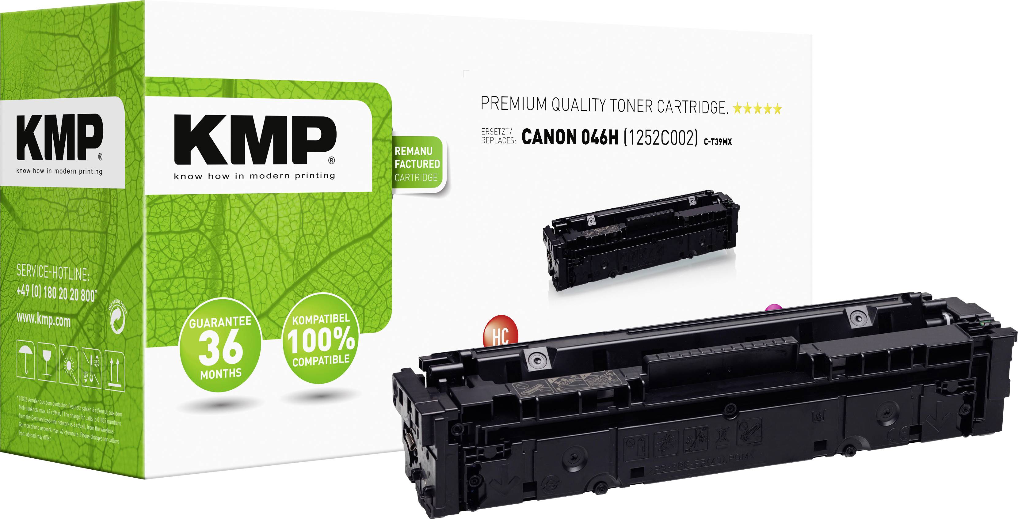 KMP Toner Canon 046H (1252C002)    comp. magenta         C-T39MX