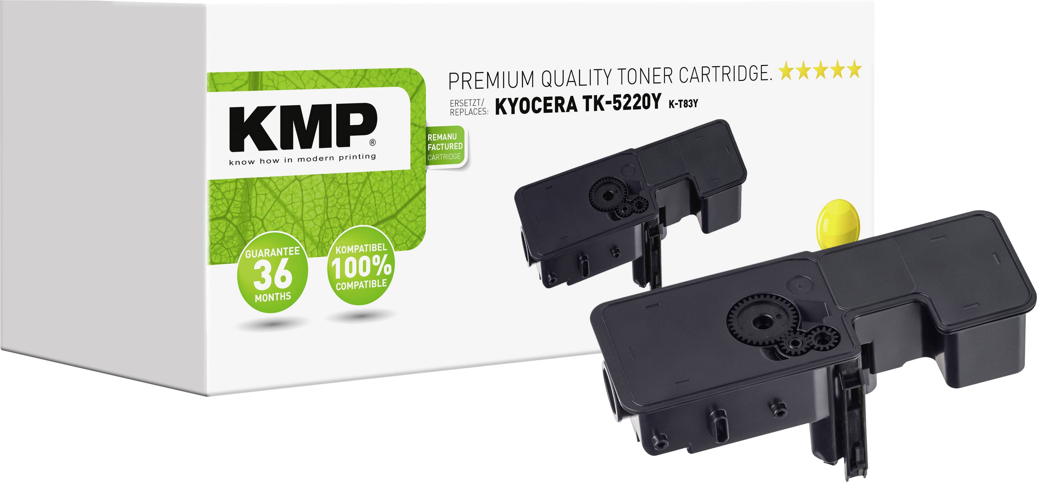 KMP Tonerkassette ersetzt Kyocera TK-5220Y Kompatibel Gelb 1200 Seiten K-T83Y