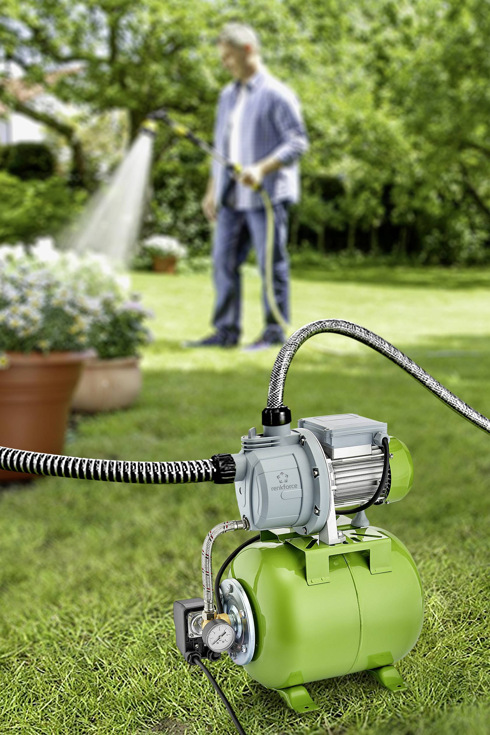 Renkforce 1712589 Hauswasserwerk 230 V/AC 3100 l/h-1