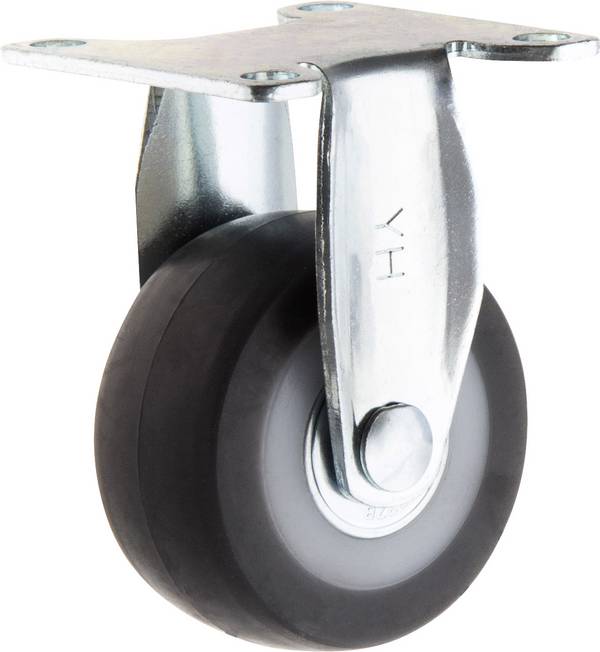 TOOLCRAFT TO-5137881 Bockrolle 50 mm mit Anschraubplatte  Tragfähigkeit (max.): 50 kg