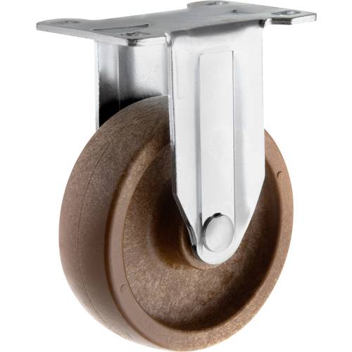 TOOLCRAFT TO-5137950 Bockrolle mit Anschraubplatte 100 mm Polyamid und Glasfasern Tragfähigkeit (max.): 125 kg