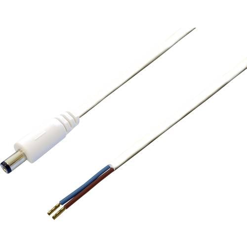 Thumbnail - TRU COMPONENTS TC-2511311 Niedervolt-Anschlusskabel Niedervolt-Stecker - offene Kabelenden 5.50 mm 2.10 mm 1.00 m 1 St.