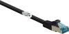 Renkforce RF-5047478 RJ45 Patchkabel CAT 6a S/FTP 2.00 m Schwarz Flammwidrig 1 St.
