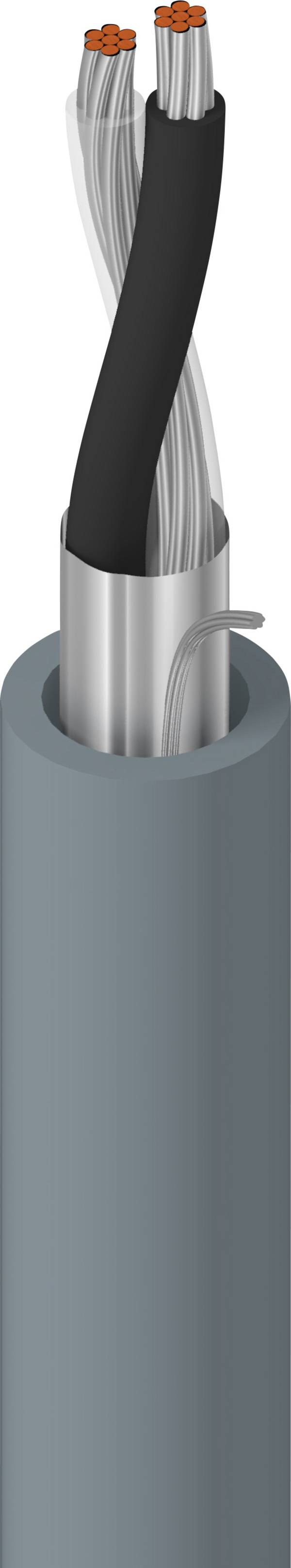 Belden 8761.00U305 Instrumentenkabel 2 x 0.35 mm² Chrom Meterware