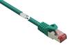 Renkforce RF-5052916 RJ45 Patchkabel CAT 6 S/FTP 2.00 m Grün mit Rastnasenschutz, vergoldete Steckkontakte, Flammwidrig 1 St.