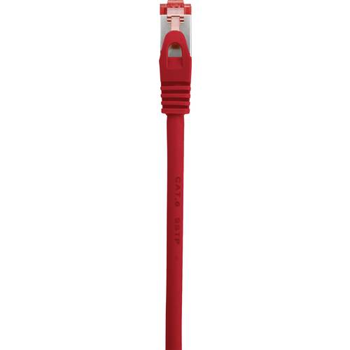 Thumbnail - Renkforce RF-5176540 RJ45 Netzwerkkabel, Patchkabel CAT 6 S/FTP 0.50 m Rot mit Rastnasenschutz, vergoldete Steckkontakte...