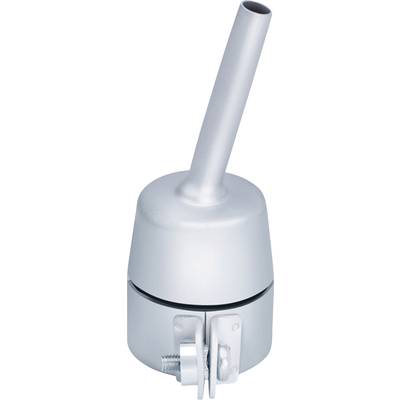 Silberfarbener Antennenadapter mit langem Rohr und Befestigungsschraube, dient zur sicheren Installation und Verbindung.