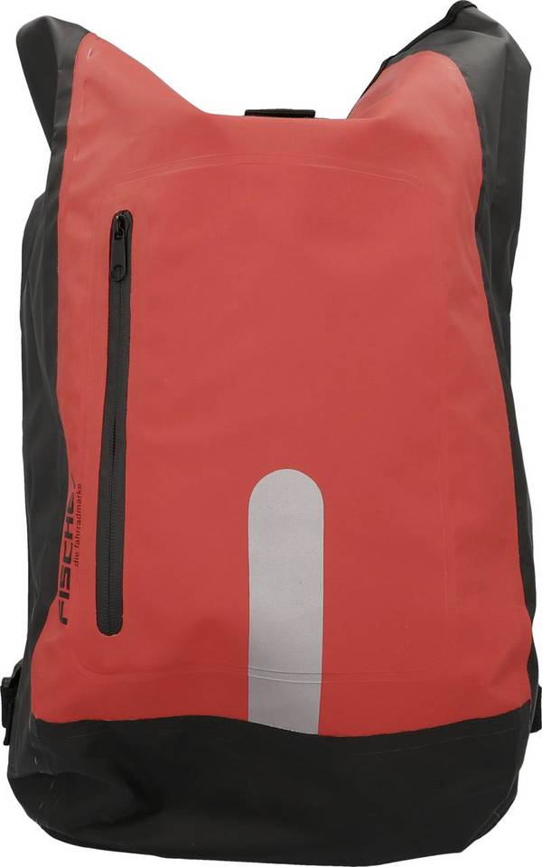 FISCHER Fahrrad-Gepäckträgertasche, rot/schwarz