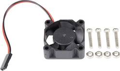 Joy-it SBC-FAN-303010 Aktiver Lüfter Passend für (Entwicklungskits): Raspberry Pi®, Rock Pi, Banana Pi Schwarz