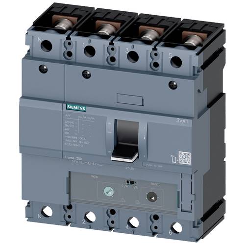 Siemens 3VA1225-6EF42-0AA0 Leistungsschalter 1 St. Einstellbereich (Strom): 175 - 250 A Schaltspannung (max.): 690 V/AC ...