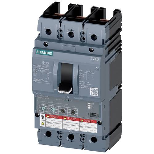 Siemens 3VA6225-7HM31-0AA0 Leistungsschalter 1 St. Einstellbereich (Strom): 100 - 250 A Schaltspannung (max.): 600 V/AC ...