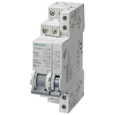 Ein zweipoliger Siemens Leitungsschutzschalter, Modell 5TE8218, geeignet für 32A, 400V. Zum Schutz elektrischer Anlagen vor Überlast oder Kurzschluss.