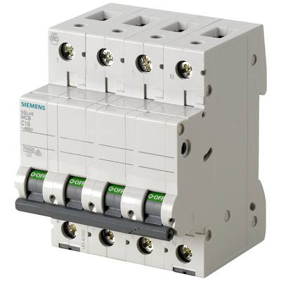 'Siemens Leitungsschutzschalter, Modell 5SL6, 3-polig, C16, 400 V.'