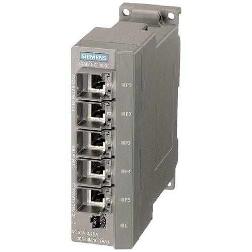 Thumbnail - Siemens 6GK5005-0BA10-1AA3 Industrial Ethernet Switch 10 / 100 MBit/s