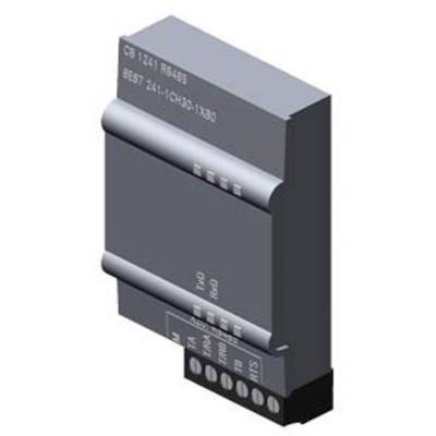 Ein elektrisches Gerät mit der Aufschrift 'CB 1241 RS485' und '6ES7 241-1CH30-1XB0', enthält mehrere Anschlüsse an der Unterseite.