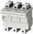 Ein dreipoliger Lasttrennschalter von Siemens, Typ 3NP1, für 22 A, 690 V AC. Genutzt zur sicheren Trennung von Stromkreisen.