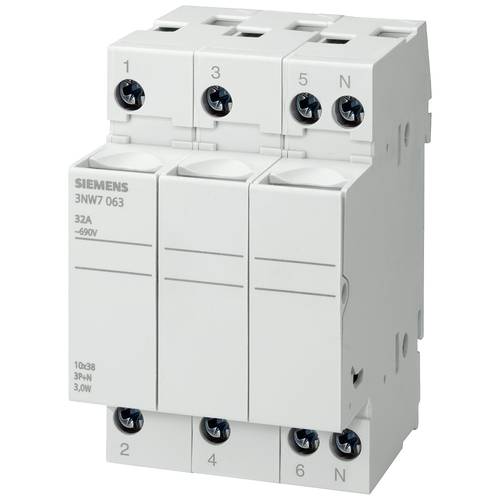 Thumbnail - Siemens 3NW7363 3NW7363 Zylindersicherungshalter 20 A 400 V/AC 1 St.