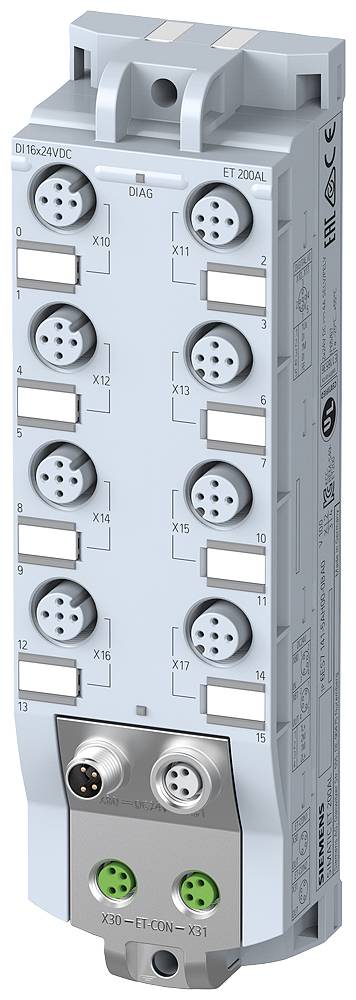 SIEMENS SIMATIC ET 6ES7141-5AH00-0BA0 200AL, DI 16x 24VDC, 8x M12 6ES7141-