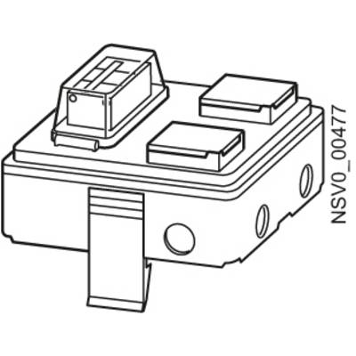 Technische Zeichnung eines elektrischen Bauteils mit rechteckigen und quadratischen Komponenten, Nummer 'NSV0_00477' rechts.