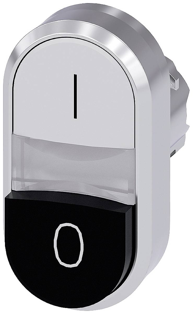 Siemens 3SU10503BB610AK0 3SU1050-3BB61-0AK0 Doppeldrucktaster (B x H) 29.9 mm x 57.9 mm IP66, IP67, IP69/IP69K 1 St.