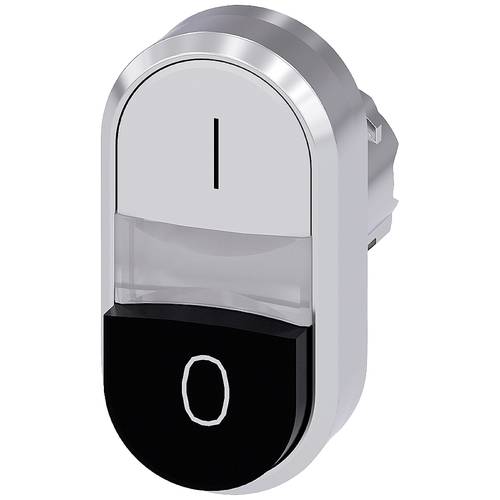Siemens 3SU10503BB610AK0 3SU1050-3BB61-0AK0 Doppeldrucktaster (B x H) 29.9 mm x 57.9 mm IP66, IP67, IP69/IP69K 1 St.