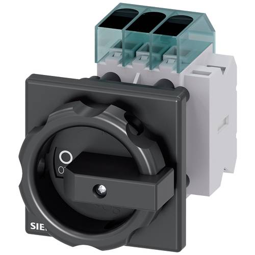 Lasttrennschalter Schwarz 3polig 16 mm² 25 A 1 Schließer, 1 Öffner 690 V/AC Siemens 3LD31541TK51