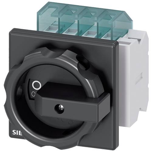 Lasttrennschalter Schwarz 3polig 6 mm² 16 A 1 Schließer, 1 Öffner 690 V/AC Siemens 3LD20031TP51