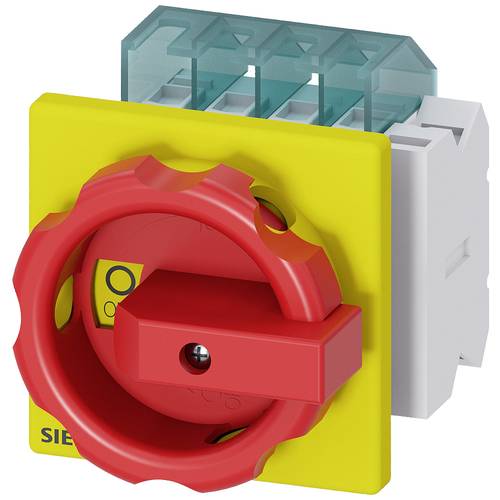 Lasttrennschalter Rot, Gelb 3polig 6 mm² 16 A 1 Schließer, 1 Öffner 690 V/AC Siemens 3LD20031TP53
