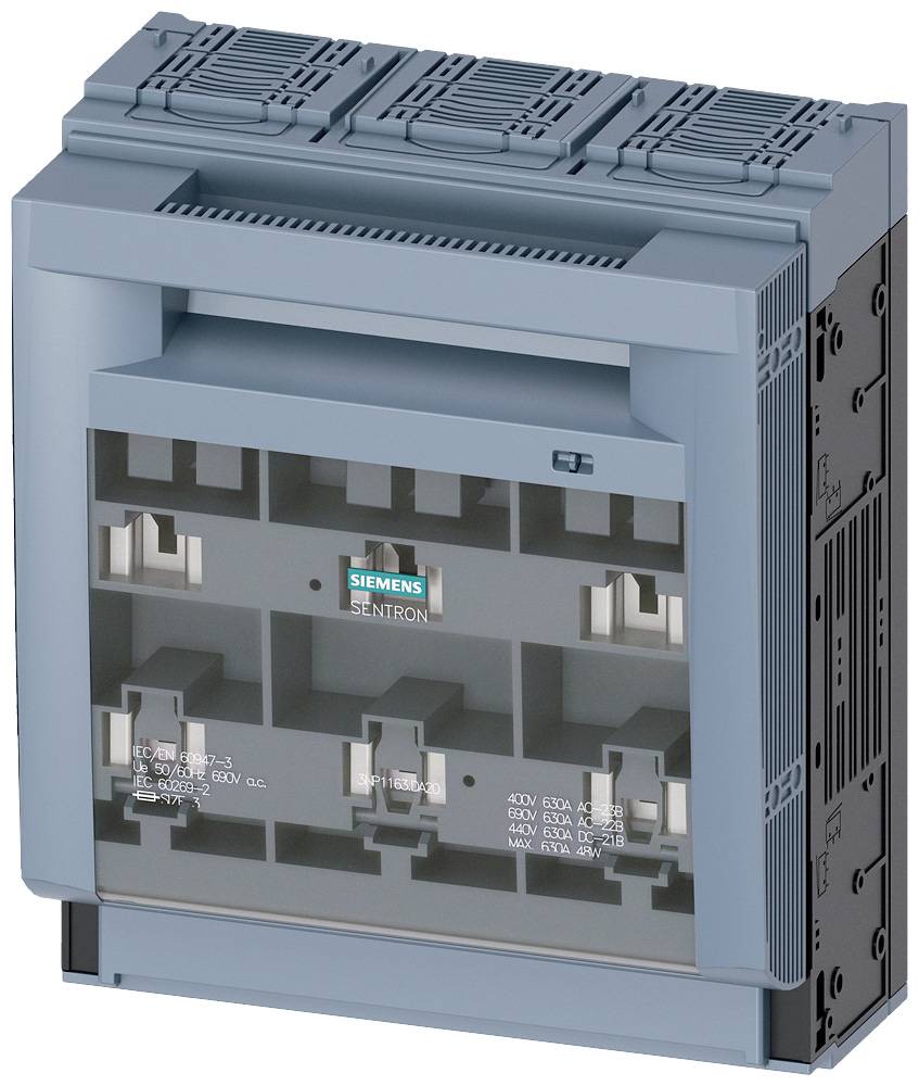 Siemens 3NP11631DA20 Sicherungslasttrennschalter 3polig 630 A 690 V/AC 1 St.