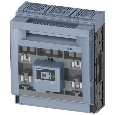 'Industrieller Leistungsschalter, blau-schwarz, mit zentralem Display und Knöpfen, geeignet für elektrische Schalttafeln.'