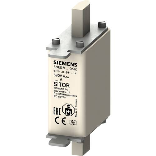 Siemens 3NE88210MK Sicherungseinsatz Sicherungsgröße = 0 100 A 690 V 3 St.