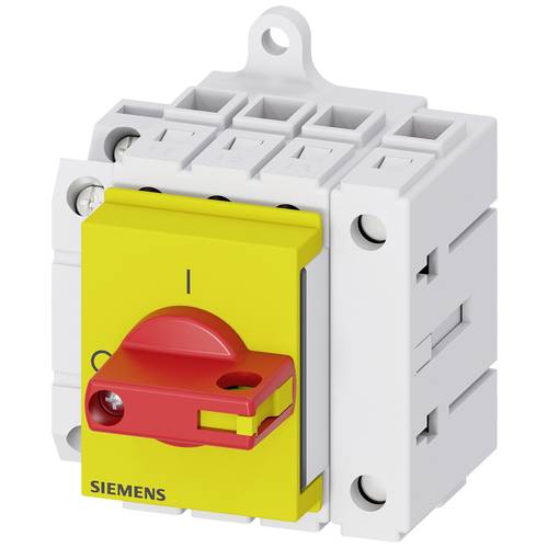 Lasttrennschalter Rot, Gelb 4polig 16 mm² 63 A 1 Schließer, 1 Öffner 690 V/AC Siemens 3LD34301TL13