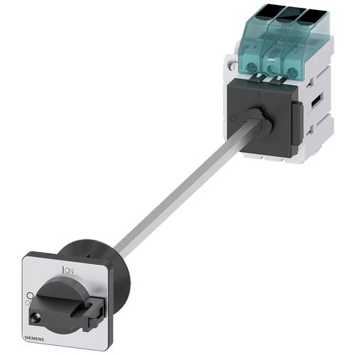 Lasttrennschalter Schwarz 3polig 16 mm² 63 A 1 Schließer, 1 Öffner 690 V/AC Siemens 3LD34401TK11