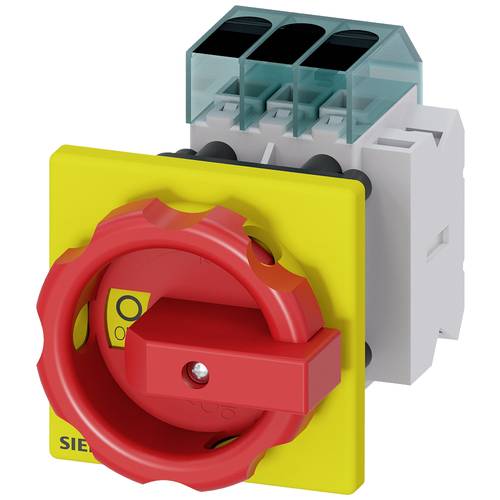 Lasttrennschalter Rot, Gelb 3polig 16 mm² 63 A 1 Schließer, 1 Öffner 690 V/AC Siemens 3LD34541TK53