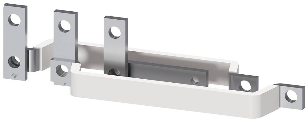 Metallischer Schließmechanismus mit mehreren beweglichen Teilen und Befestigungselementen, geeignet für Türen oder Fenster.