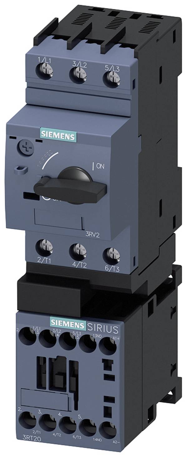 Siemens 3RA2110-1DA15-1BB4 3RA21101DA151BB4 Verbraucherabzweig Motorleistung bei 400 V 1.1 kW 690 V Nennstrom 2.7 A