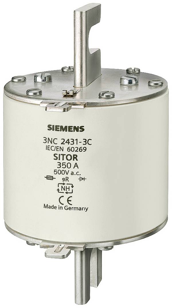 Siemens 3NC24273C Sicherungseinsatz mit mechanischer Sicherungsanzeige Passend für (Sicherungen) Sicherungsgröße 000 - 4 Sicherungsgröße = 3  250 A  500 V 3 St.