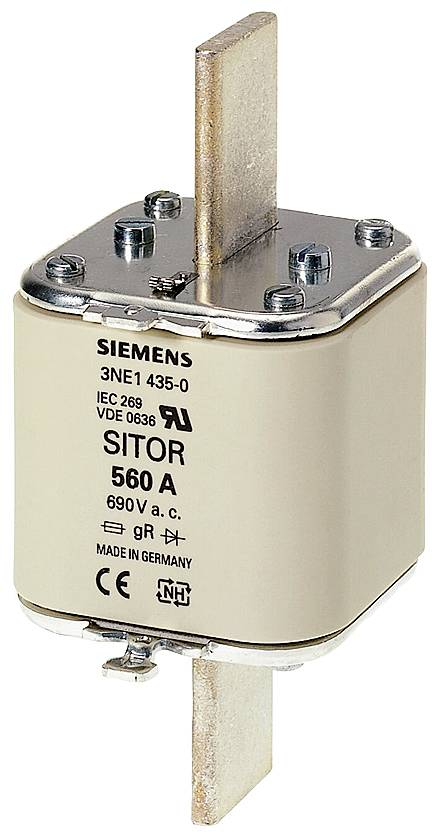 Siemens 3NE14380 Sicherungseinsatz Sicherungsgröße = 3 800 A 690 V 3 St.