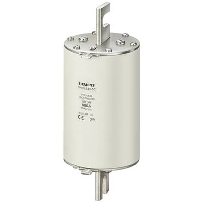 Vorzusicherung von Siemens mit 600 A, Modellnummer 3NE5 643-0C, zur Überstromsicherung in elektrischen Schaltanlagen.