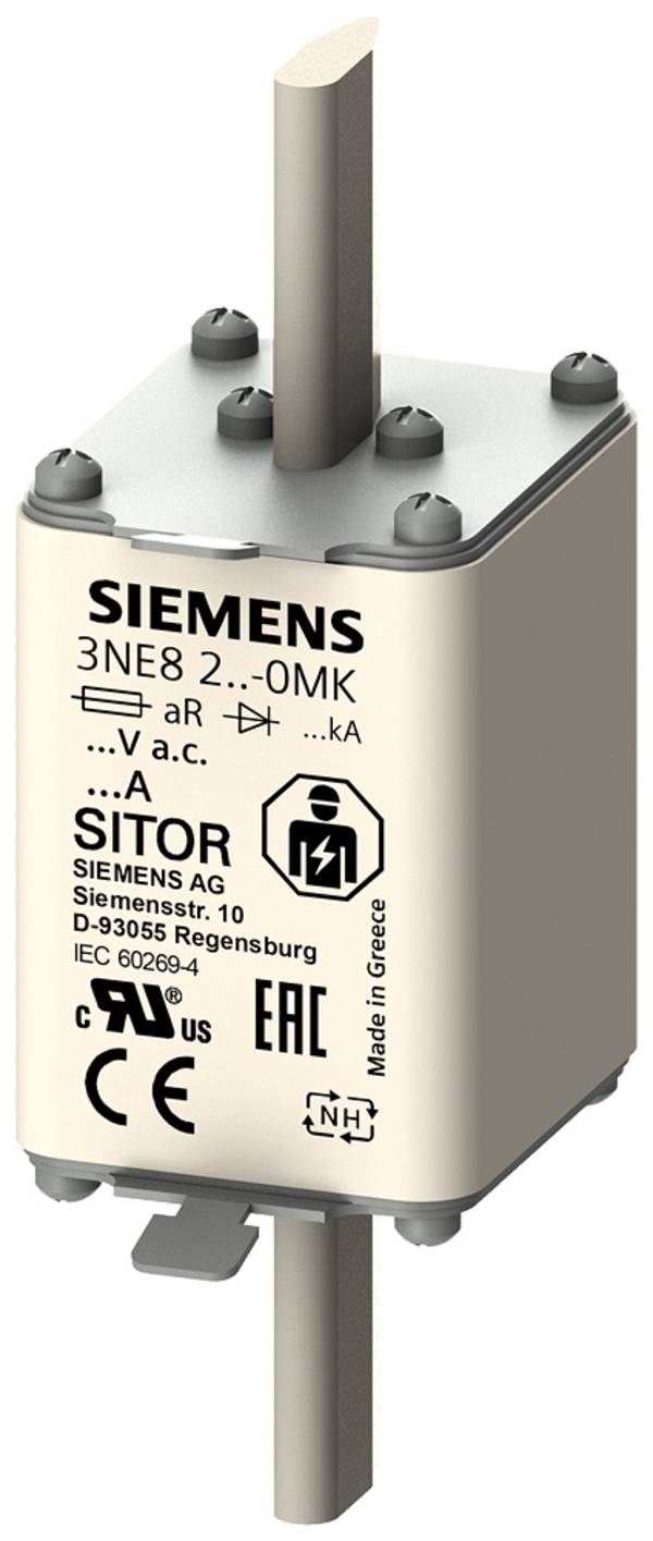 Siemens 3NE82210MK Sicherungseinsatz  Passend für (Sicherungen) Sicherungsgröße 000 - 4 Sicherungsgröße = 1  100 A  690 V 3 St.