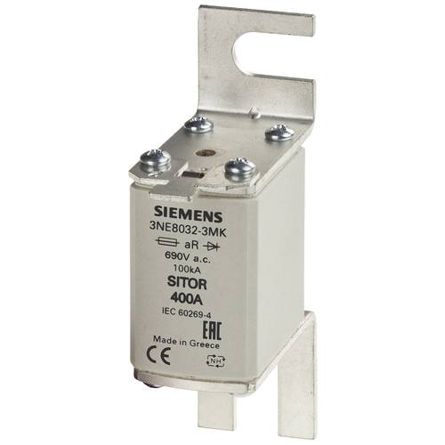 Siemens 3NE80213MK Sicherungseinsatz Sicherungsgröße = 0 100 A 690 V 3 St.