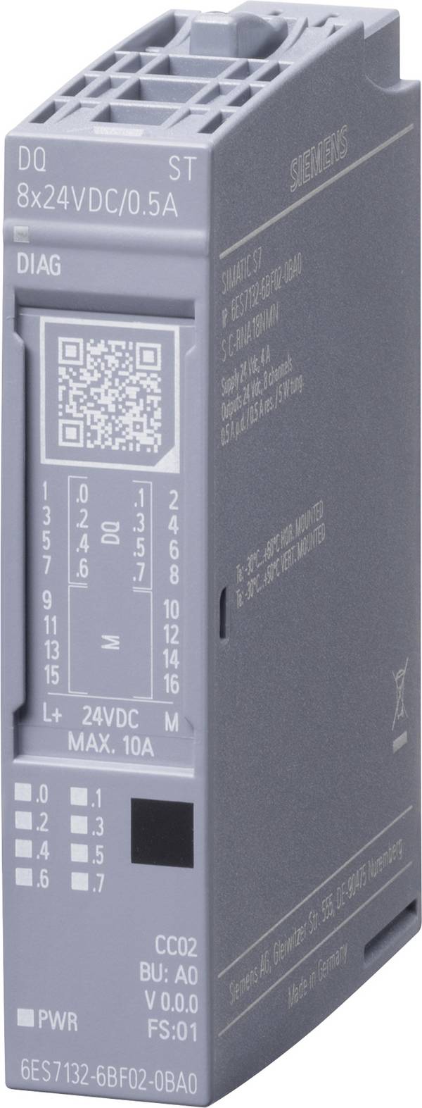 Siemens 6ES7132-6BF01-0BA0 6ES71326BF010BA0 SPS-Ausgangs-Modul