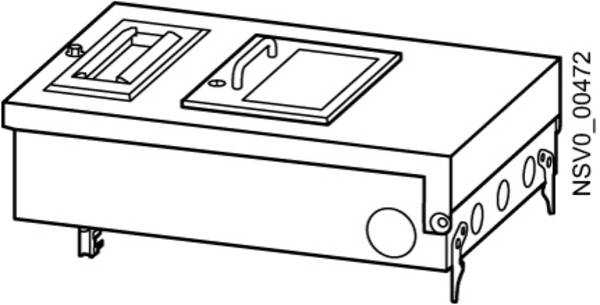 Siemens BVP:203163 Siemens Abgangskasten 125A 1x 3pol.ID2000 BD2-AK3X Abgangskasten Lichtgrau 3polig 70 mm² 125 A 690 V/AC 1 St.