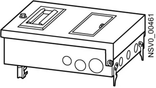 Siemens BVP:203252 BD2-AK2M2/F Abgangskasten Lichtgrau 63 A 690 V/AC 1 St.