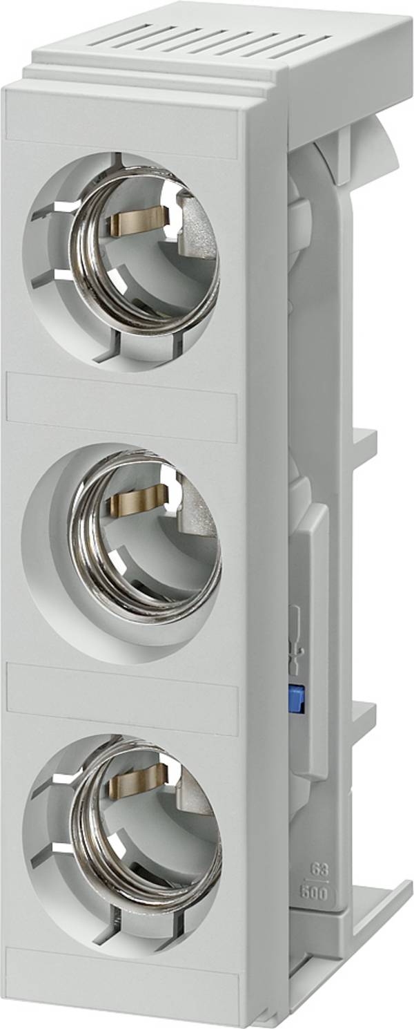Siemens 5SF6220 Diazed-Sicherungssockel Passend für (Sicherungen) Sicherungsgröße 000 - 4 Sicherungsgröße = DIII 63 A 690 V/AC 4 St.