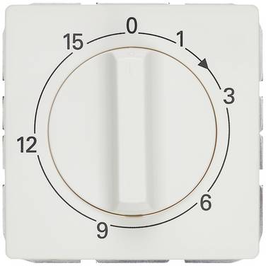 Siemens Schalterprogramm  Abdeckung Zeitschaltuhr DELTA style Platin 5TC89321 1 St.