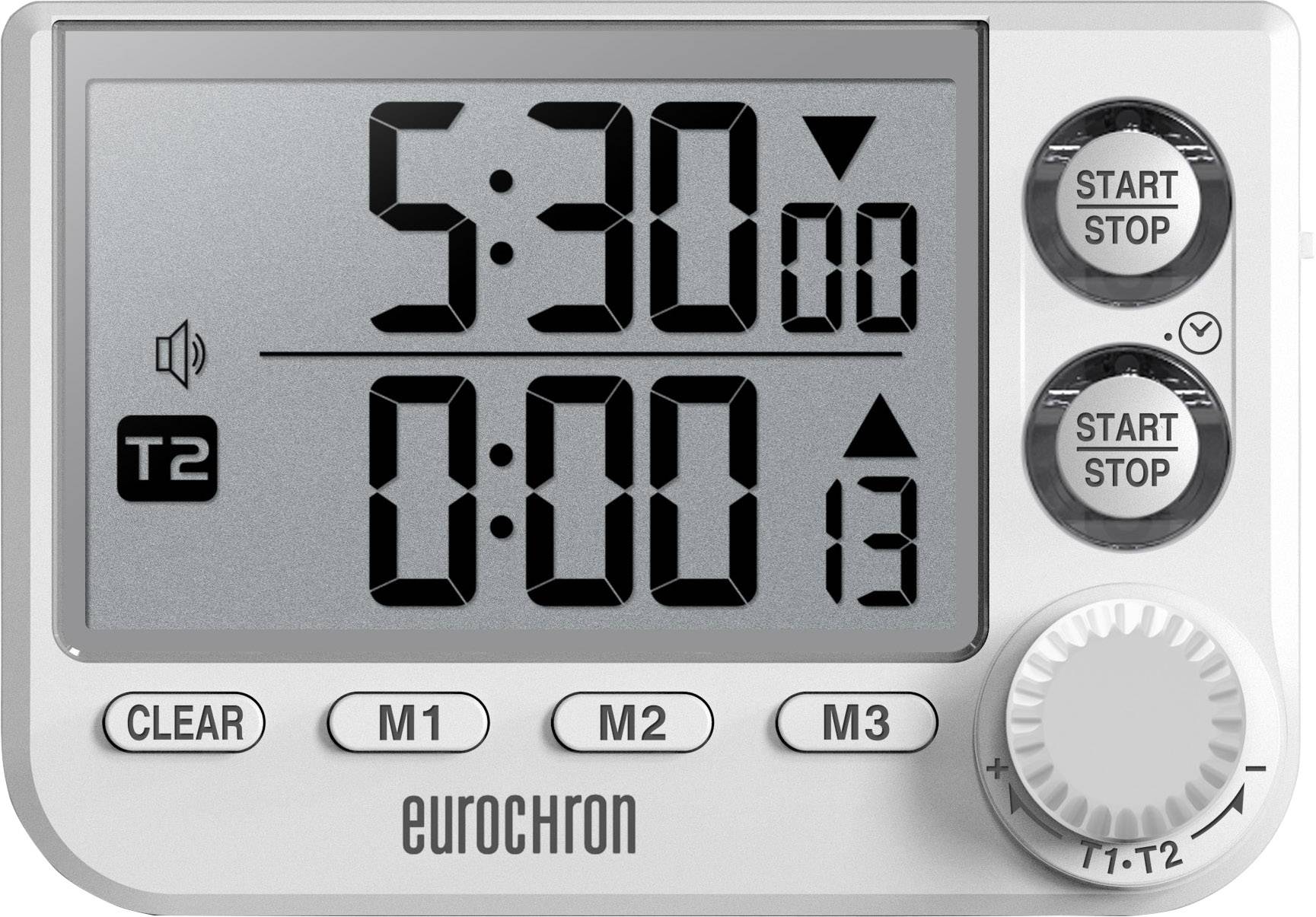 EUROCHRON EDT 8002 Timer Weiß digital