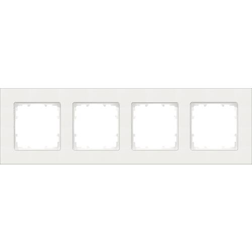 Siemens Schalterprogramm 4fach Rahmen Delta Weiß 5TG11140 1 St.